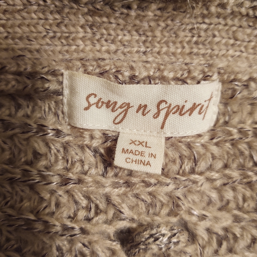 Song N Spirit Faux Fur Collar Cardigan - Picture 5 of 7